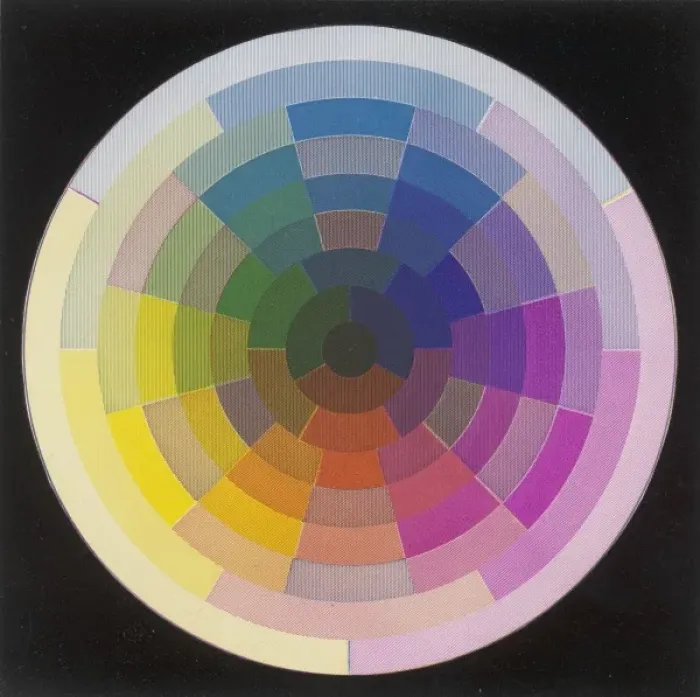Framed Print : Three-Colour Chart Framed Print : Three-Colour Chart