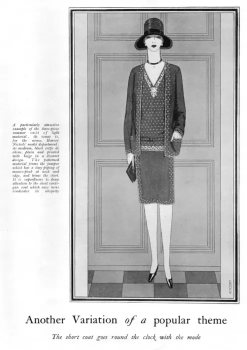 Framed Print : Three-pice summer suit, 1927 Framed Print : Three-pice summer suit, 1927