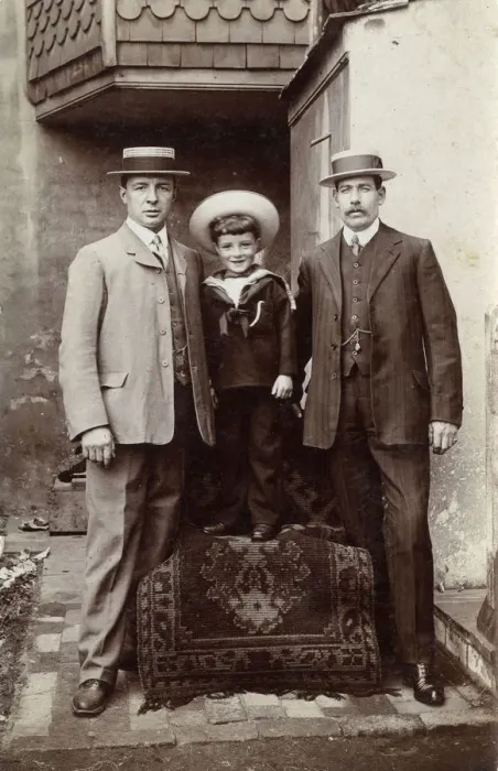 Framed Print : Threshold photograph - Edwardian trio - Father, Uncle, son Framed Print : Threshold photograph - Edwardian trio - Father, Uncle, son