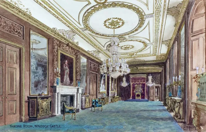 Framed Print : Throne Room, Windsor Castle, Berkshire Framed Print : Throne Room, Windsor Castle, Berkshire