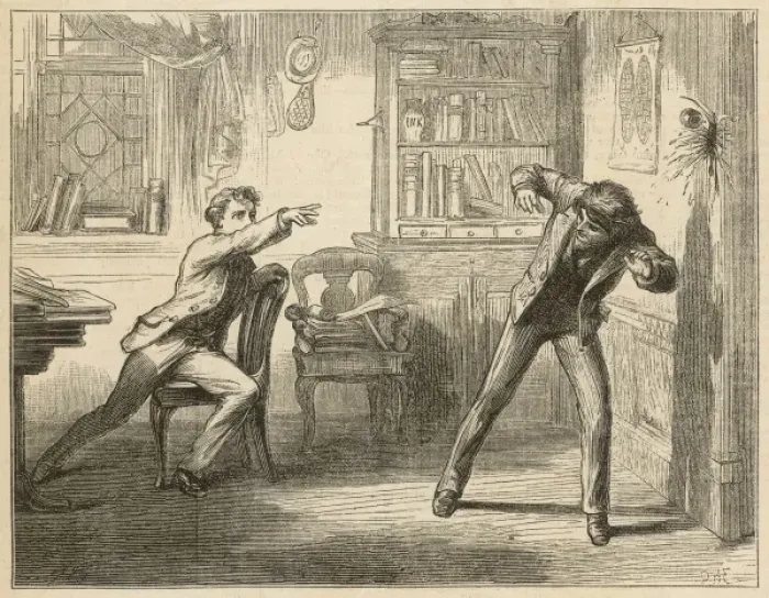 Framed Print : Throwing an Ink-bottle Framed Print : Throwing an Ink-bottle