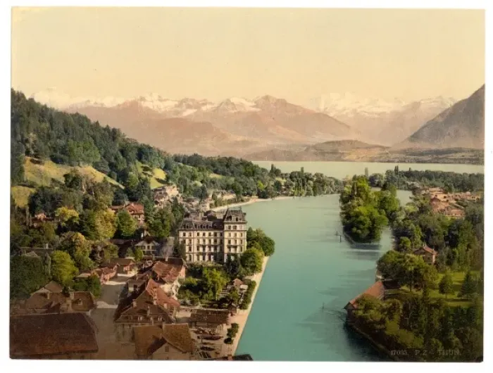 Framed Print : Thun, general view, Bernese Oberland, Switzerland Framed Print : Thun, general view, Bernese Oberland, Switzerland