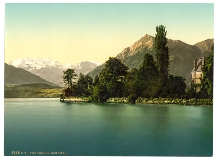 Framed Print : Thun, Shadau, Bernese Oberland, Switzerland Framed Print : Thun, Shadau, Bernese Oberland, Switzerland