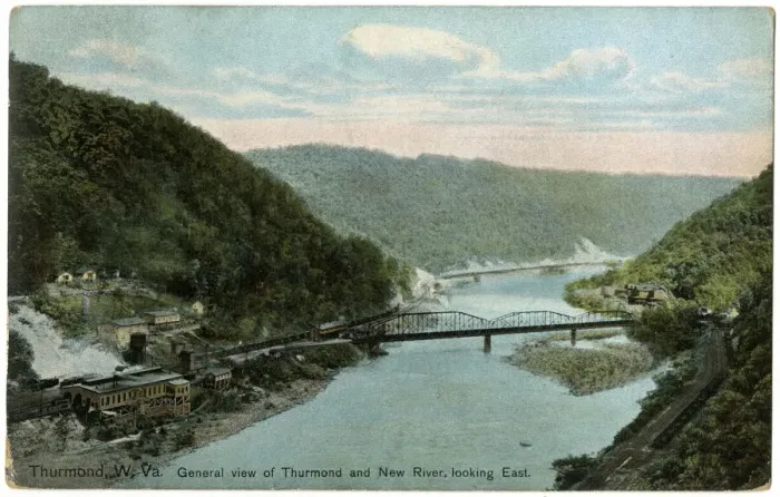 Framed Print : Thurmond and New River, West Virginia, USA Framed Print : Thurmond and New River, West Virginia, USA