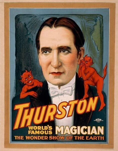 Thurston, worlds famous magician the wonder show of the ear