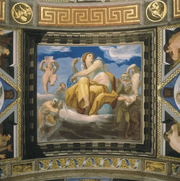 Framed Print : TIBALDI, Pellegrino (1527-1596). The Seven Liberal Framed Print : TIBALDI, Pellegrino (1527-1596). The Seven Liberal