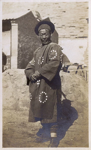 Tibetan Man in traditional costume