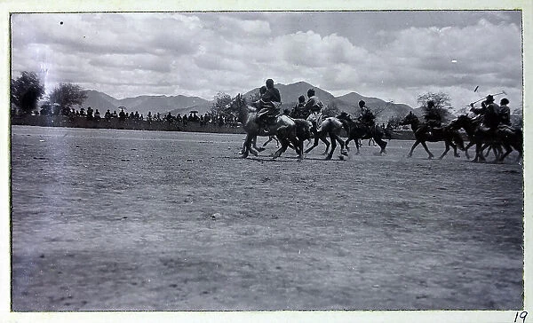 Tibetans playing polo, from a fascinating album which reveals new details on a little-known campaign in which a British military force brushed aside Tibetan defences to capture Lhasa, in 1904