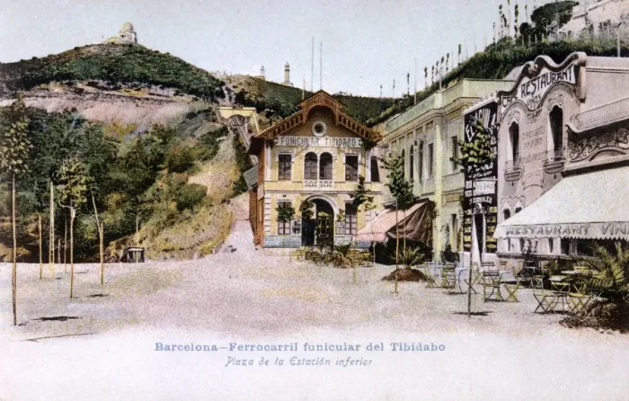 Framed Print : Tibidabo funicular railway, Barcelona, Spain Framed Print : Tibidabo funicular railway, Barcelona, Spain
