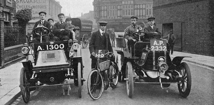 Framed Print : Ticketed motorists, 1903 Framed Print : Ticketed motorists, 1903