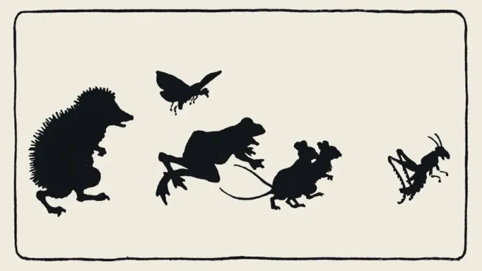 Framed Print : Tickety Tock - Silhouette illustration Framed Print : Tickety Tock - Silhouette illustration