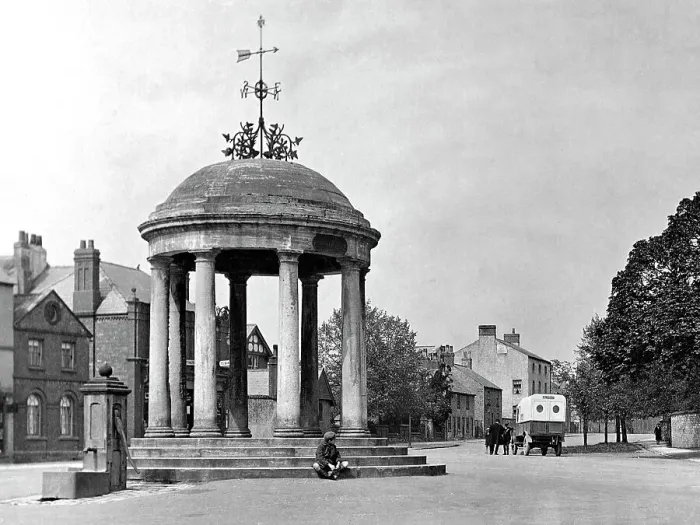 Framed Print : Tickhill Doncaster Road early 1900s Framed Print : Tickhill Doncaster Road early 1900s