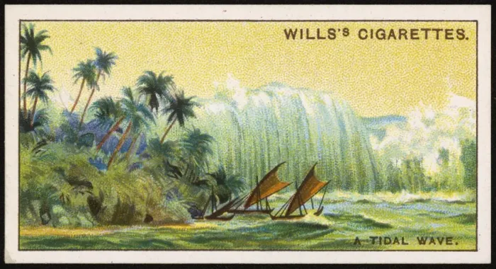 Framed Print : TIDAL WAVE, 1908 Framed Print : TIDAL WAVE, 1908