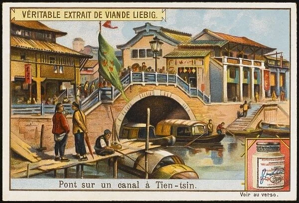 Tientsin (Liebig). Bridge over a canal