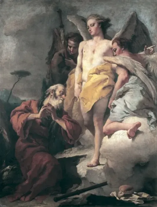 Framed Print : TIEPOLO, Giovanni Battista (1696-1770). Abraham Framed Print : TIEPOLO, Giovanni Battista (1696-1770). Abraham