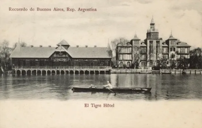 Framed Print : The Tigre Hotel - Paseo Victorica, Tigre, Argentina Framed Print : The Tigre Hotel - Paseo Victorica, Tigre, Argentina