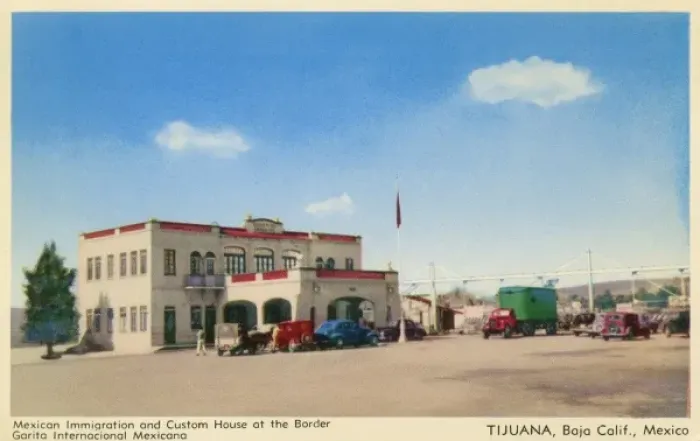 Framed Print : Tijuana Customs Post, Mexico Framed Print : Tijuana Customs Post, Mexico