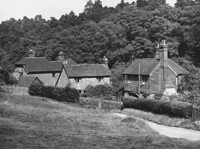 Framed Print : Tiled Cottages Framed Print : Tiled Cottages