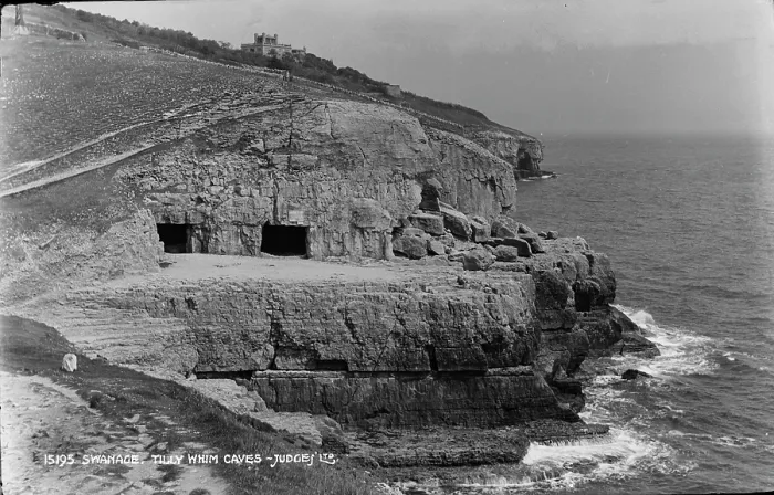 Framed Print : Tilly Whim Caves Framed Print : Tilly Whim Caves