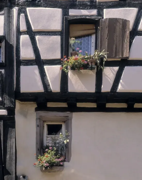 Framed Print : Timber Framed House, Riquewihr Framed Print : Timber Framed House, Riquewihr