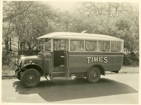 Times advertising bus