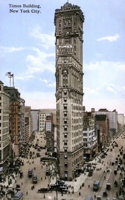 Framed Print : The Times building, New York Framed Print : The Times building, New York