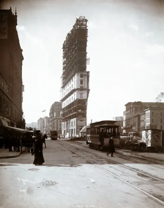Framed Print : Times Building, New York 1904 Framed Print : Times Building, New York 1904