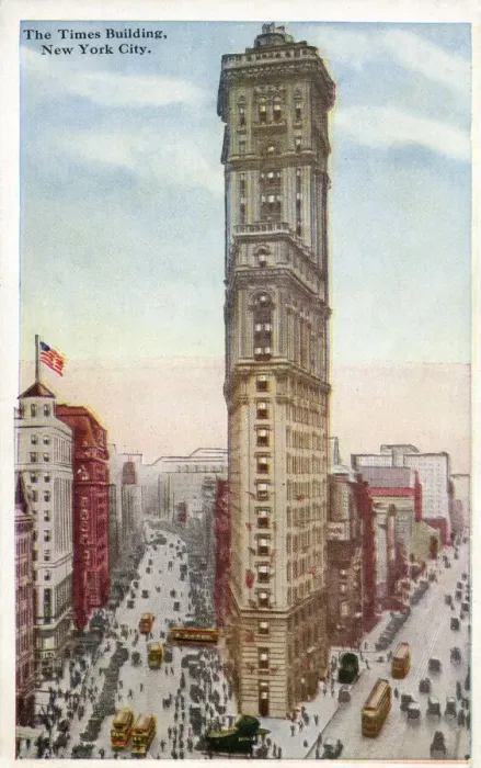 Framed Print : The Times Building, New York, USA - located at the intersection of Broadway Framed Print : The Times Building, New York, USA - located at the intersection of Broadway