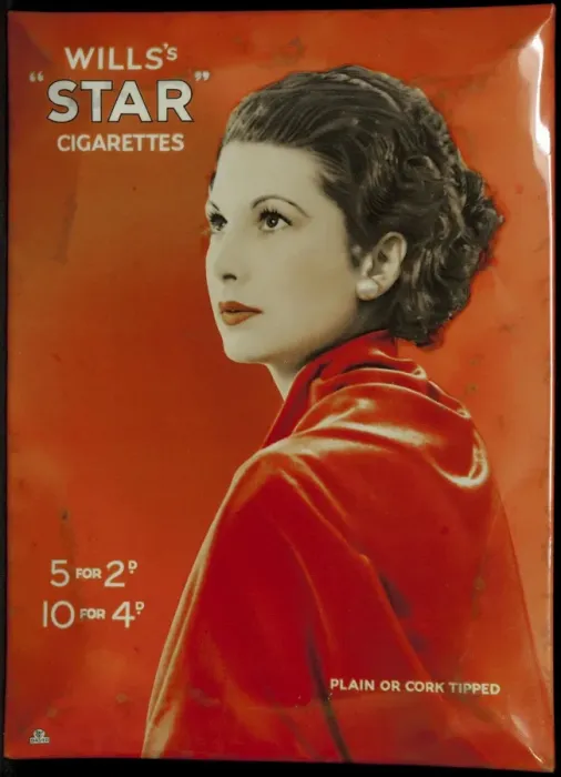 Framed Print : Tin Sign Date: circa 1950s Framed Print : Tin Sign Date: circa 1950s