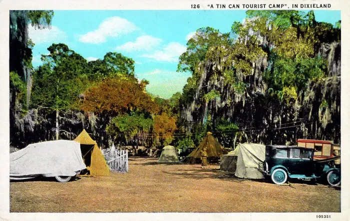 Framed Print : A Tin Can Tourist Camp in Dixieland, Louisiana, USA Framed Print : A Tin Can Tourist Camp in Dixieland, Louisiana, USA