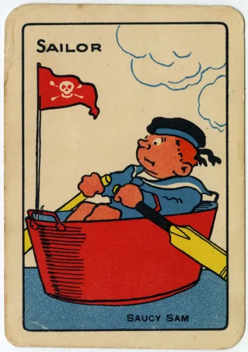 Framed Print : Tinker, Tailor playing card - Sailor Framed Print : Tinker, Tailor playing card - Sailor
