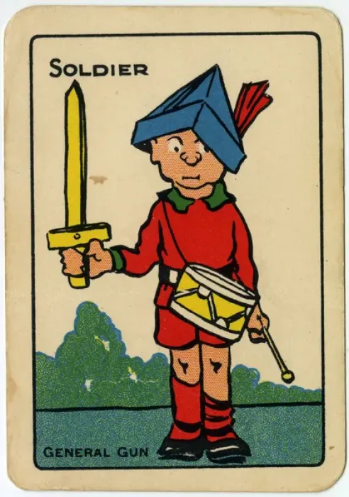 Framed Print : Tinker, Tailor playing card - Soldier Framed Print : Tinker, Tailor playing card - Soldier
