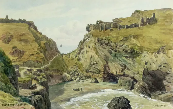 Framed Print : Tintagel Castle, Cornwall Framed Print : Tintagel Castle, Cornwall