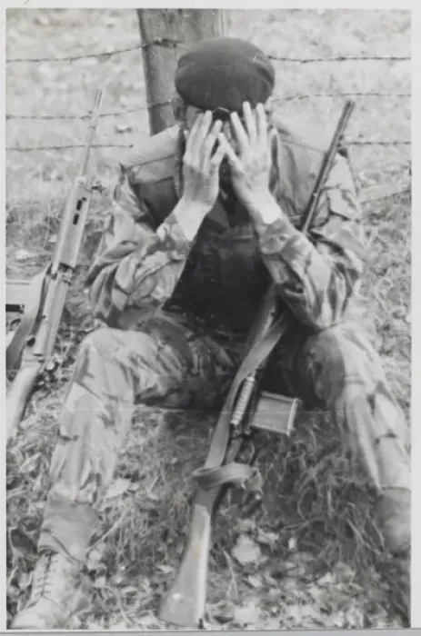 Framed Print : A very tired 2 / Lt Clady, Operations Framed Print : A very tired 2 / Lt Clady, Operations