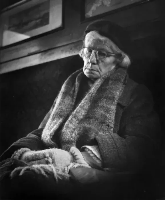 Framed Print : Tired elderly woman sleeping on a train Framed Print : Tired elderly woman sleeping on a train