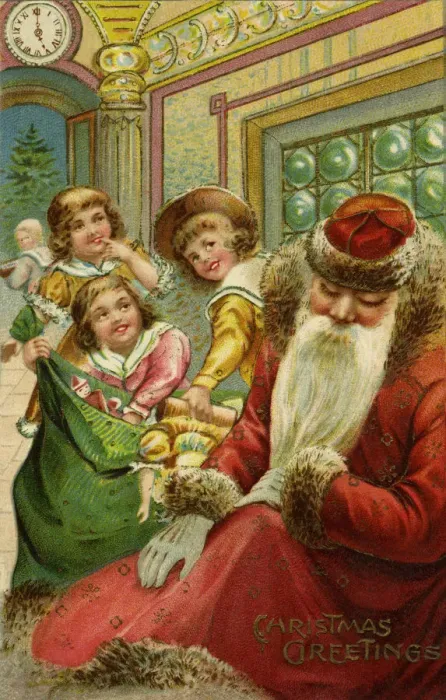 Framed Print : Tired Santa Claus Framed Print : Tired Santa Claus