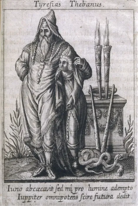 Framed Print : TIRESIAS, Theban soothsayer, blinded because he accidentally saw Athena bathing Framed Print : TIRESIAS, Theban soothsayer, blinded because he accidentally saw Athena bathing