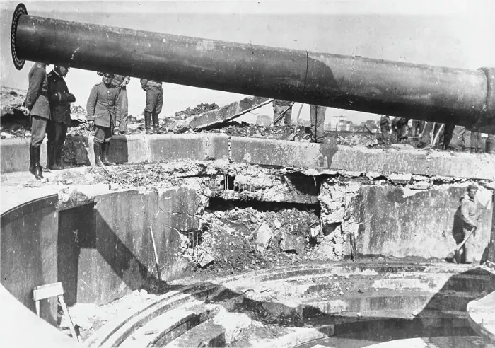 Framed Print : Tirpitz battery WWI Framed Print : Tirpitz battery WWI