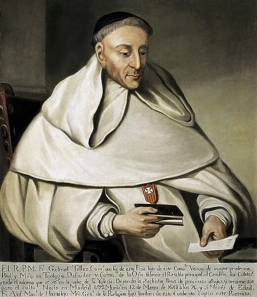 TIRSO DE MOLINA, Gabriel T鬬ez also called (1584-1648)