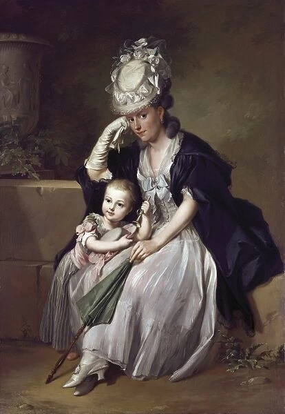 TISCHBEIN, Ludwig (18th c. -19th c. ). Mother with