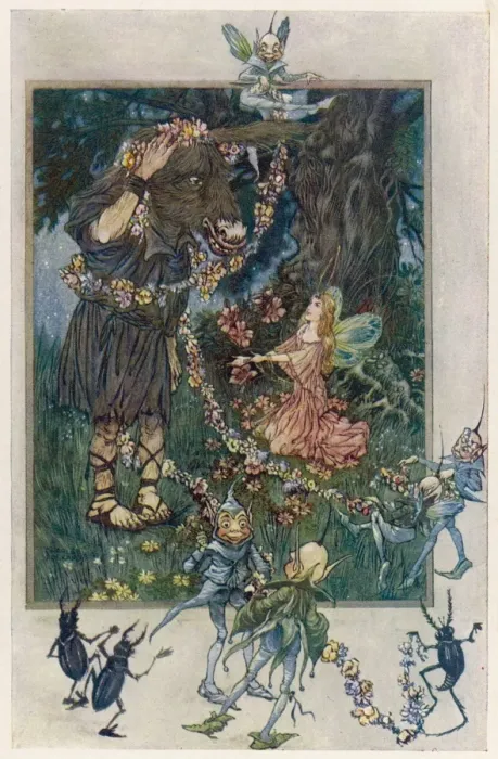 Framed Print : Bottom and Titania Framed Print : Bottom and Titania