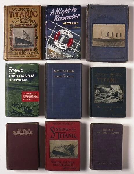 Titanic book covers