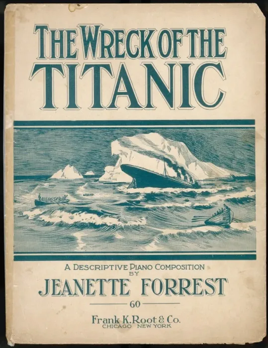 Framed Print : Titanic Music Sheet Framed Print : Titanic Music Sheet