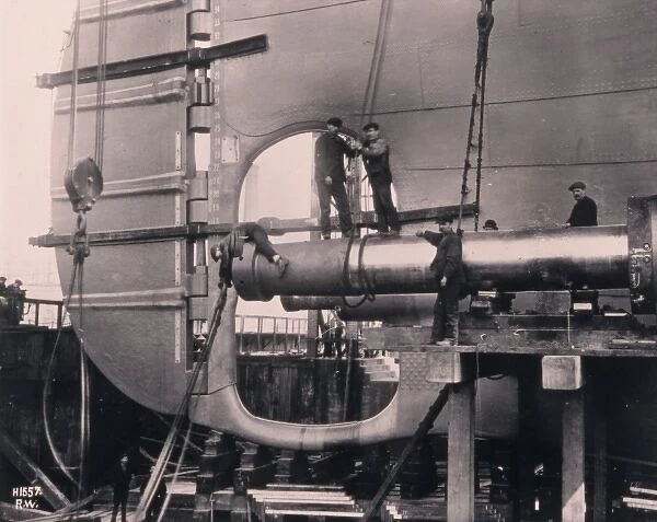 Titanic propeller shaft fitting