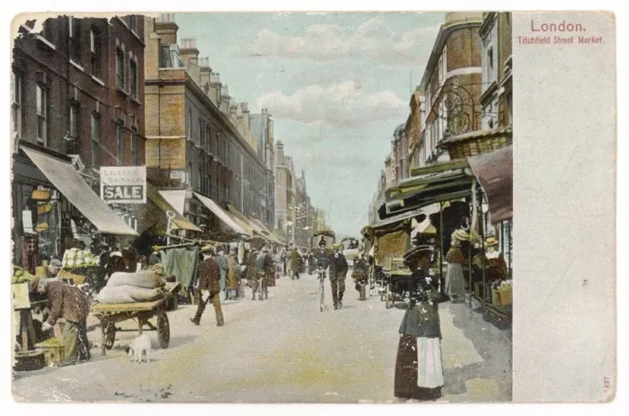 Framed Print : Titchfield St Market Framed Print : Titchfield St Market