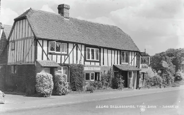 Framed Print : Tithe Barn in Sedlescombe Framed Print : Tithe Barn in Sedlescombe