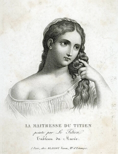 Titian  /  His Mistress (Fr)