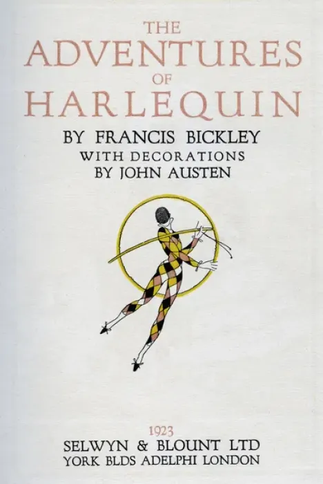 Framed Print : Title page, The Adventures of Harlequin Framed Print : Title page, The Adventures of Harlequin