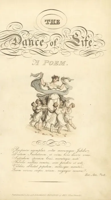 Framed Print : Title page with calligraphic title and vignette Framed Print : Title page with calligraphic title and vignette