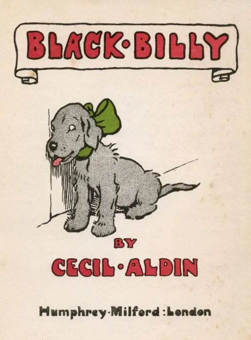 Framed Print : Title page design by Cecil Aldin, Black Billy Framed Print : Title page design by Cecil Aldin, Black Billy